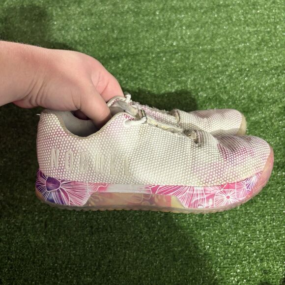 NOBULL Wmns Impact Mulberry Watercolor Athletic Gym CrossFit Training Shoe Sz 8 - Picture 1 of 8